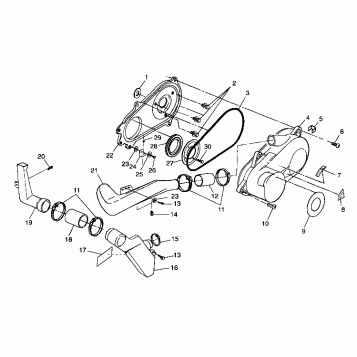 CLUTCH COVER - A99CC28CA (4949484948c005)