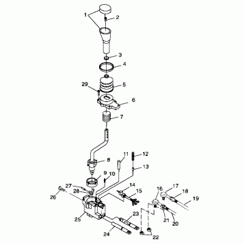 GEAR SELECTOR - A99CC28CA (4949484948c010)
