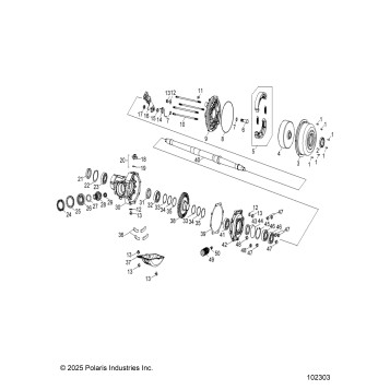 WHEELS, REAR AXLE - A26YPA20A4 (49ATVAXLE09PHX)