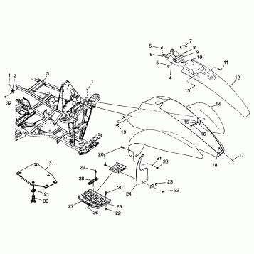 FRONT CAB - A99BA38CA (4949534953a005)