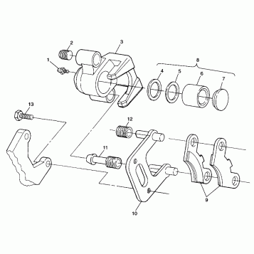 FRONT BRAKE - A99BA38CA (4949534953b004)