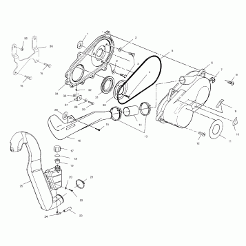 CLUTCH COVER - A99BA38CA (4949534953c004)