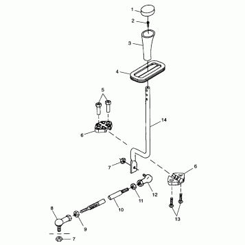 GEAR SELECTOR - A99BA38CA (4949534953c007)