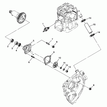WATER PUMP - A99BA38CA (4949534953d005)