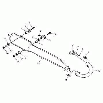 EXHAUST SYSTEM - A99BA25CA (4949574957a010)