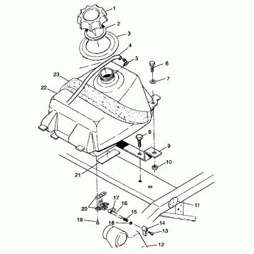 FUEL TANK - A99BA25CA (4949574957a012)