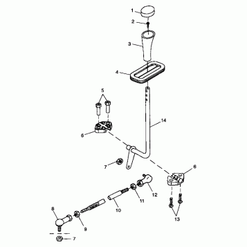 GEAR SELECTOR - A99BA25CA (4949574957c004)