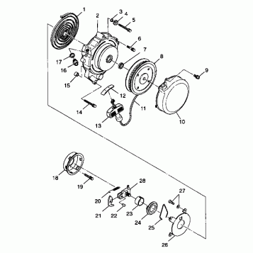 RECOIL STARTER - A99BA25CA (4949574957c012)