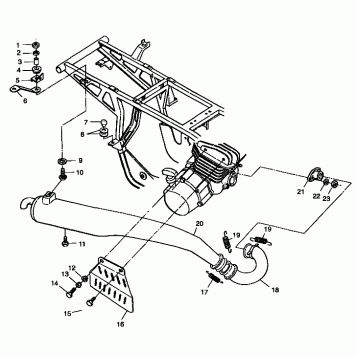 EXHAUST - A99AA25CA (4949594959a010)
