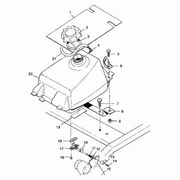 FUEL TANK - A99AA25CA (4949594959a011)