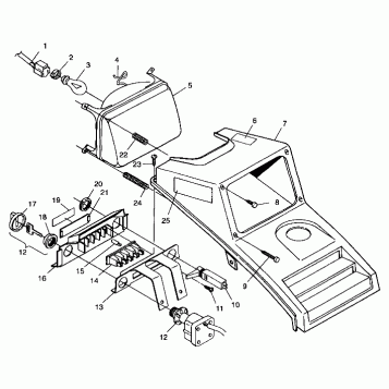 HEADLIGHT - A99AA25CA (4949594959a013)
