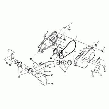 CLUTCH COVER - A99AA25CA (4949594959b010)