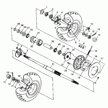 REAR WHEEL DRIVE - A99AA25CA (4949594959c001)