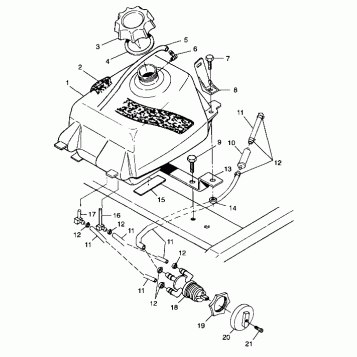 FUEL TANK - A99CG38CA (4949634963A014)
