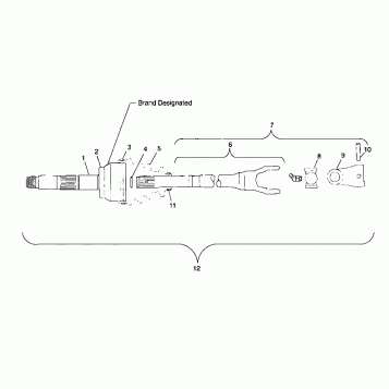 CV JOINT - NEAPCO - A99CG38CA (4949634963B005)