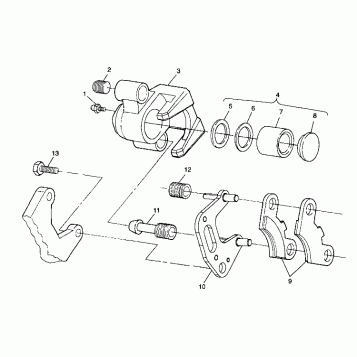 FRONT BRAKE - A99CG38CA (4949634963B007)