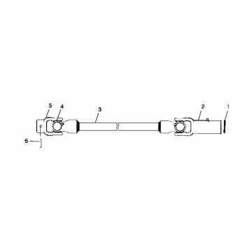 PROP SHAFT - A99CG38CA (4949634963C001)
