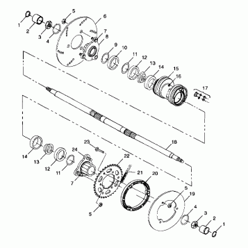 REAR HOUSING - A99CG38CA (4949634963C003)