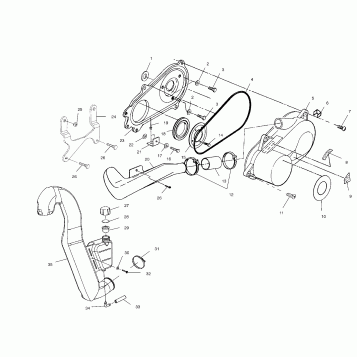 CLUTCH COVER - A99CG38CA (4949634963C008)