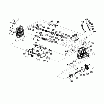 GEARCASE - A99CG38CA (4949634963C011)