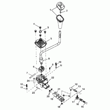 GEAR SELECTOR - A99CG38CA (4949634963C013)
