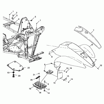 FRONT CAB - A99BG38CA (4949664966a005)