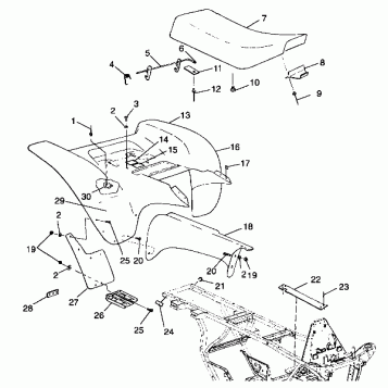REAR CAB - A99BG38CA (4949664966a006)