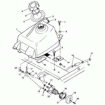 FUEL TANK - A99BG38CA (4949664966a013)