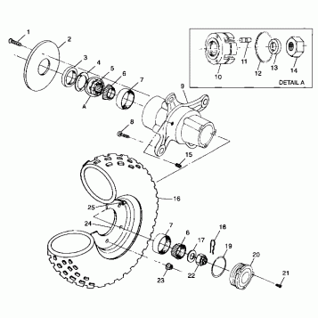 FRONT WHEEL - A99BG38CA (4949664966b006)