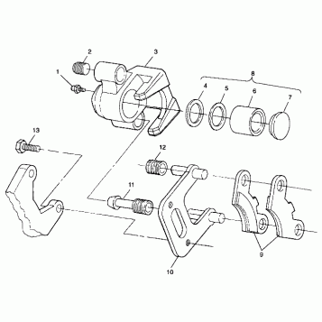 FRONT BRAKE - A99BG38CA (4949664966b007)