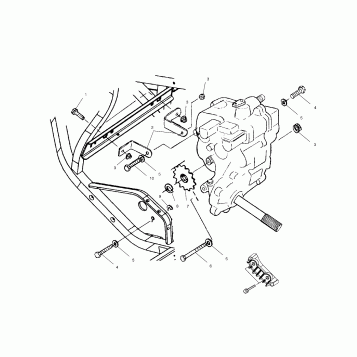 GEARCASE MOUNTING - A99BG38CA (4949664966c001)