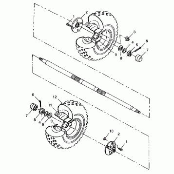 REAR WHEEL - A99BG38CA (4949664966c004)