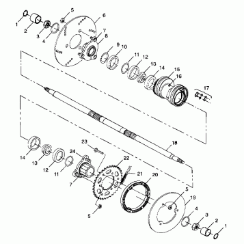 REAR HOUSING - A99BG38CA (4949664966c005)