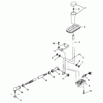 GEAR SELECTOR - A99BG38CA (4949664966c010)