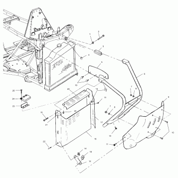 FRONT BUMPER and SHIELDS - A99BG50AA (4949714971a007)