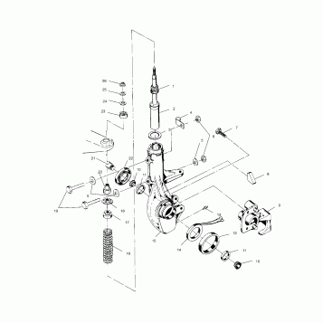 FRONT STRUT - A99BG50AA (4949714971b005)