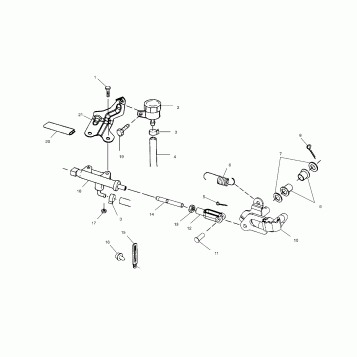 REAR BRAKE MASTER CYLINDER - A99BG50AA (4949714971c003)