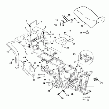 REAR CAB and SEAT - A99CH33IA (4949884988a005)