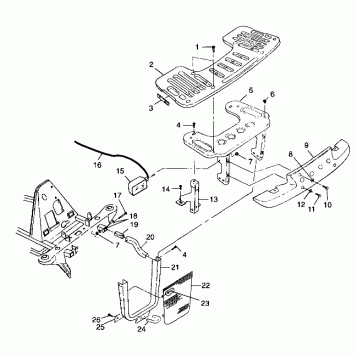 FRONT RACK and BUMPER MOUNTING - A99CH33IA (4949884988a009)