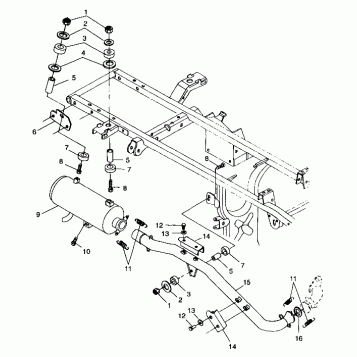 EXHAUST SYSTEM - A99CH33IA (4949884988b001)