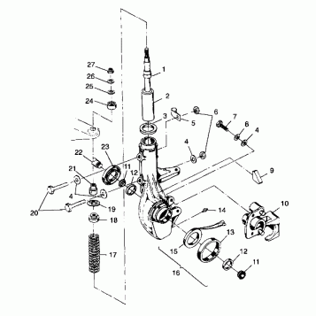 FRONT STRUT - A99CH33IA (4949884988b007)