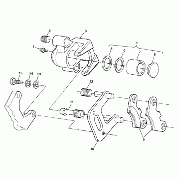 FRONT BRAKE - A99CH33IA (4949884988b009)
