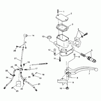 CONTROLS - MASTER CYLINDER/BRAKE LINE - A99CH33IA (4949884988b011)