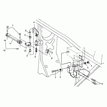 FRAME MOUNTING - A99CH33IA (4949884988c002)