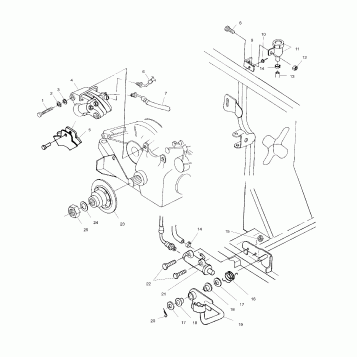 REAR BRAKE/FOOT PEDAL - A99CH33IA (4949884988c010)