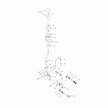 GEAR SELECTOR - A99CH33IA (4949884988d004)