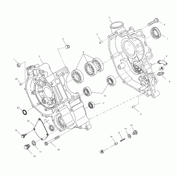CRANKCASE - A99CH33IA (4949884988d005)