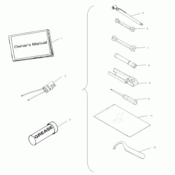 TOOL KIT - A99CH33IA (4949884988e003)