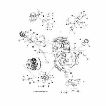 ENGINE MOUNTING - A00AA32AA (4949914991A009)