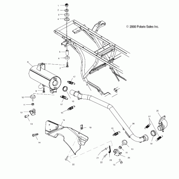 EXHAUST SYSTEM - A00AA32AA (4949914991A011)